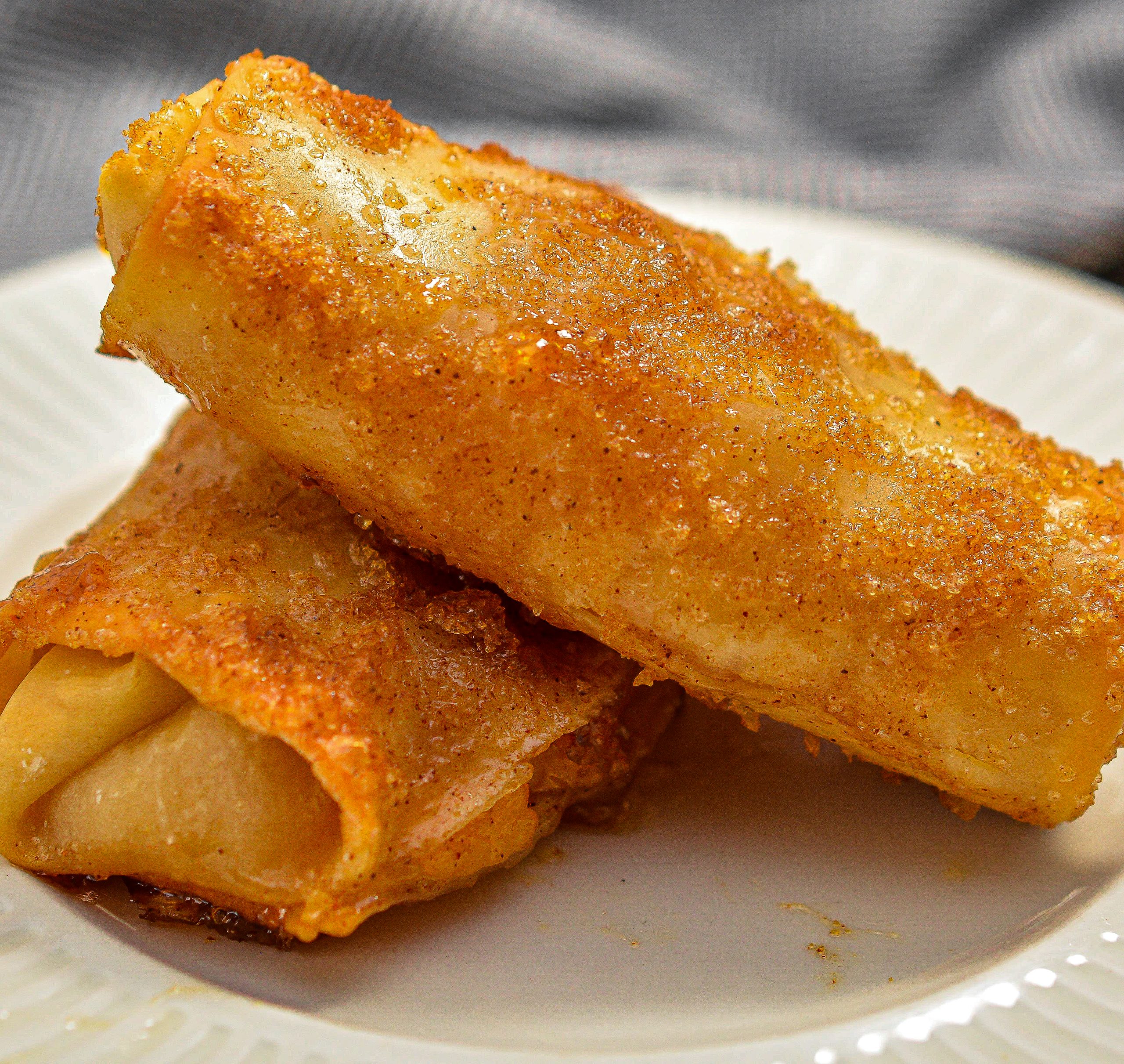 Peach Cobbler Egg Rolls-image