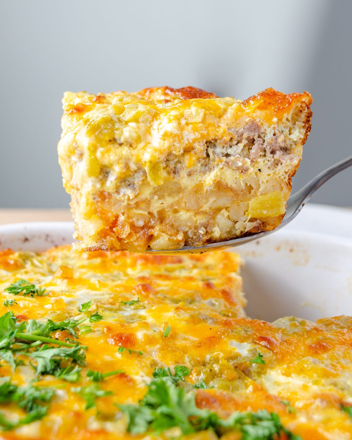 Make Ahead Sausage Hashbrown Casserole - Sweet Pea's Kitchen