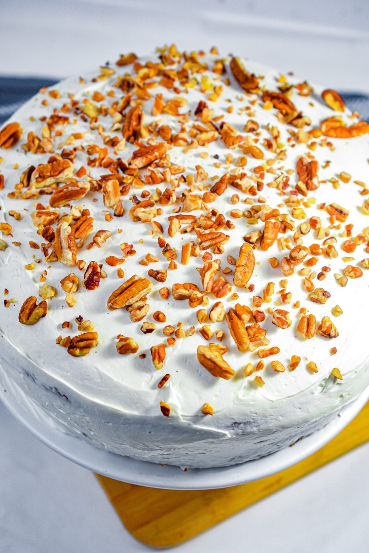 shortcut carrot cake, carrot cake with spice cake mix