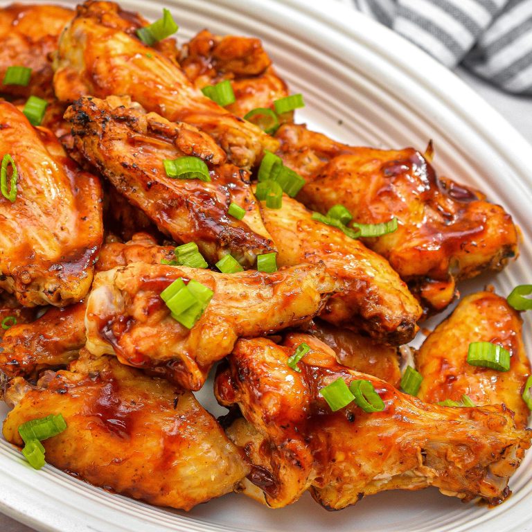 3 Ingredient Crockpot BBQ Wings - Sweet Pea's Kitchen