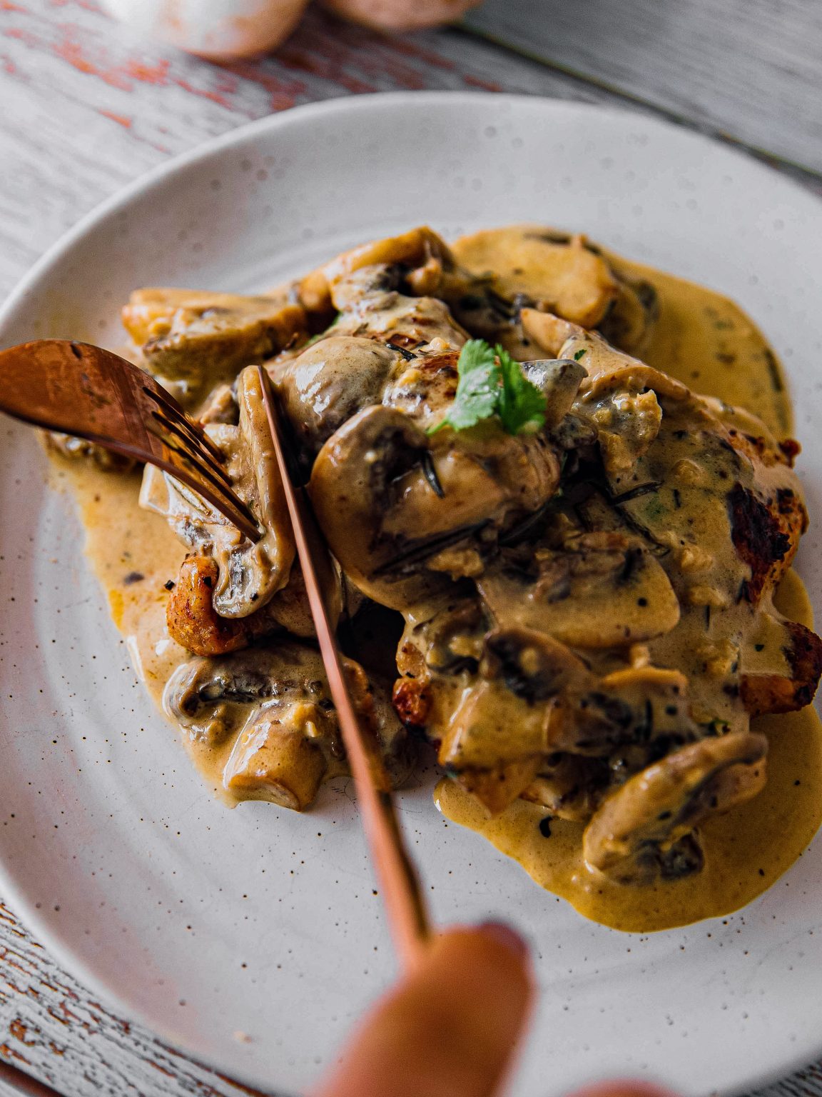 Baked Legs with Cream of Mushroom - Sweet Pea's Kitchen