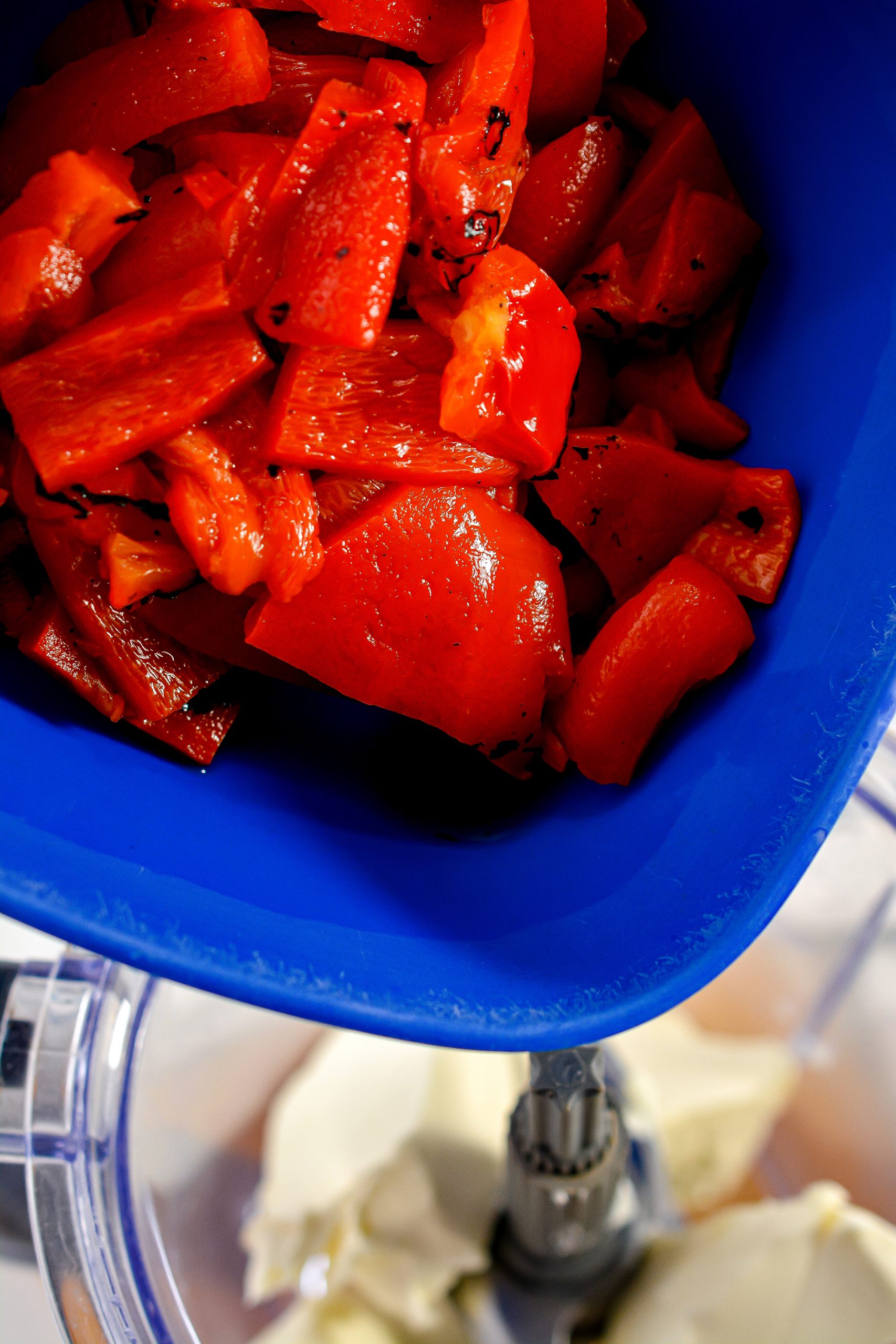 Add roasted red peppers 