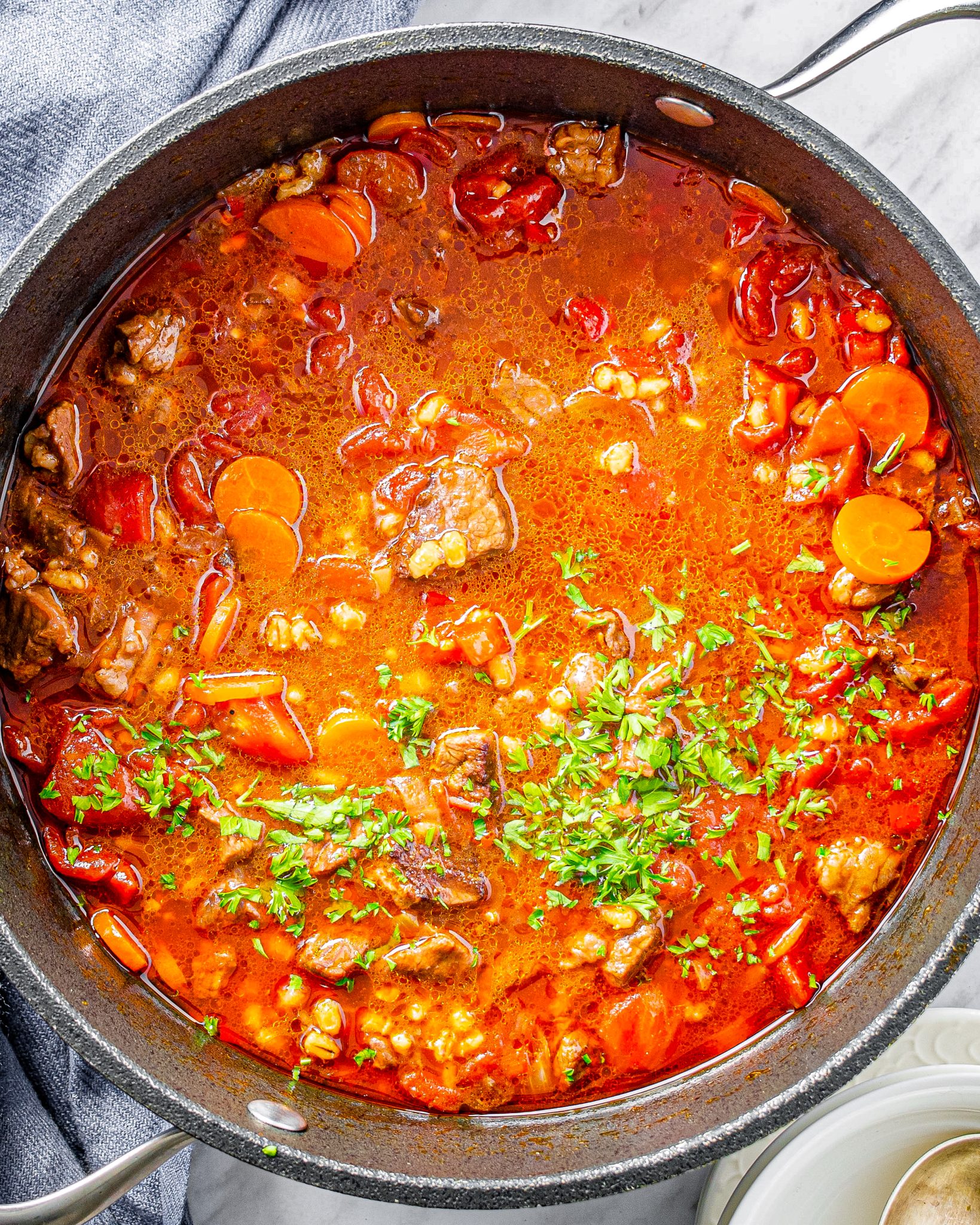 Beef and Barley Soup - Sweet Pea's Kitchen