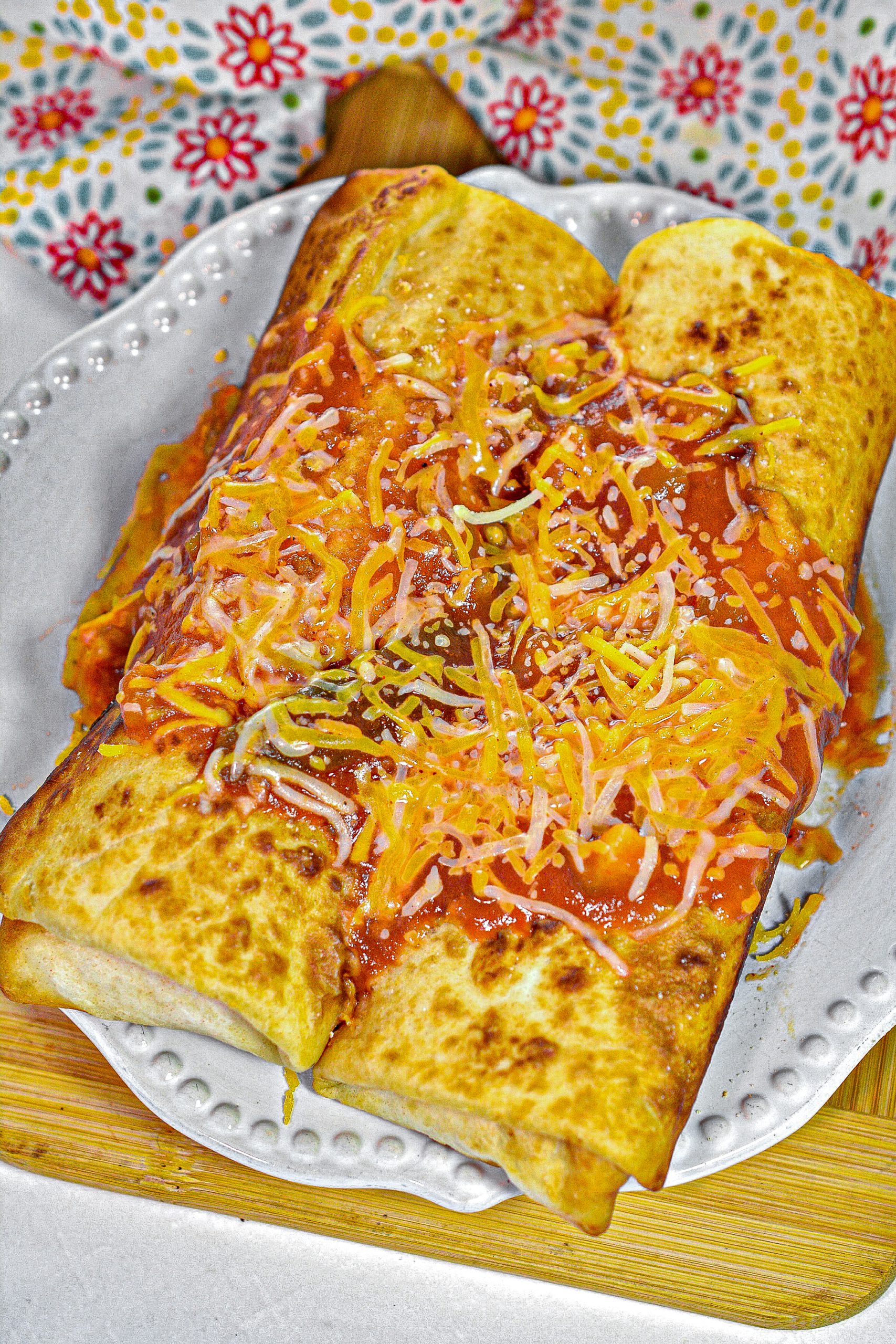 Beef and Cheese Chimichangas - Sweet Pea's Kitchen