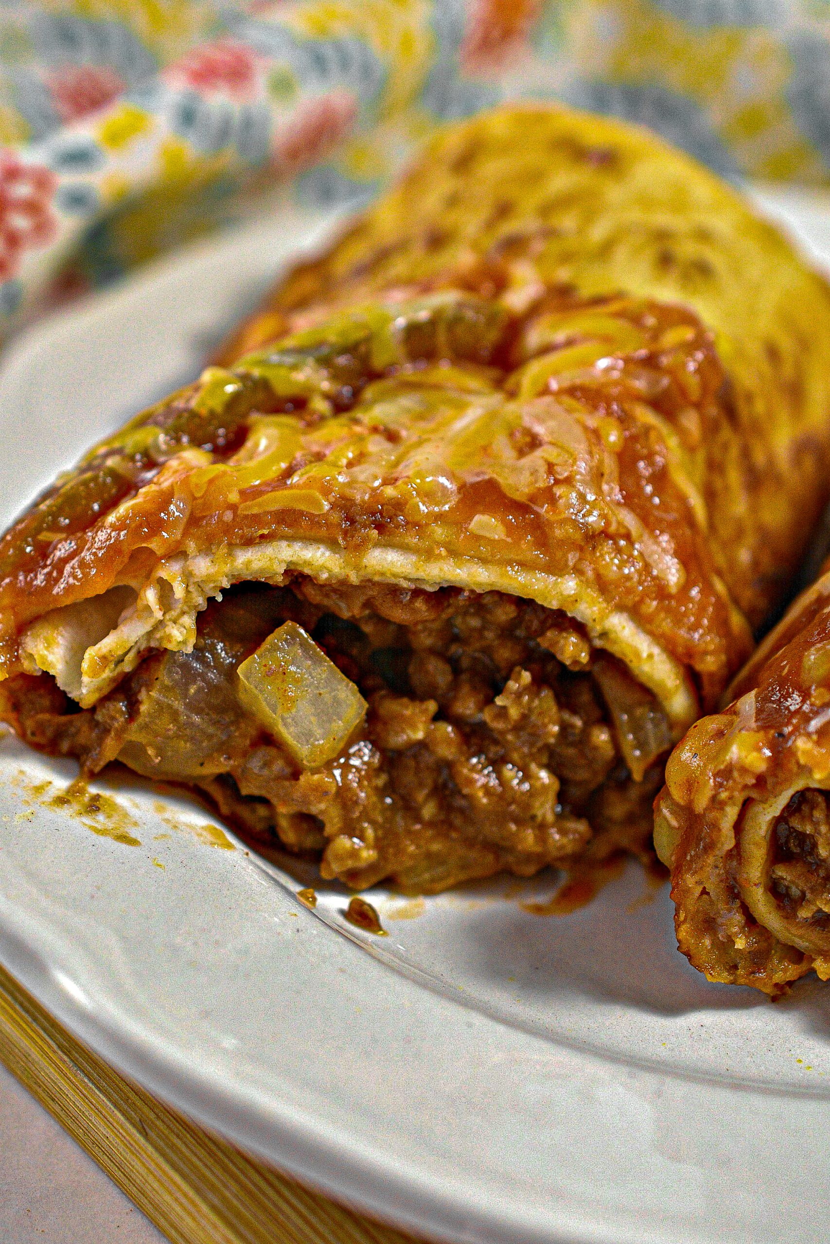 Beef and Cheese Chimichangas - Sweet Pea's Kitchen