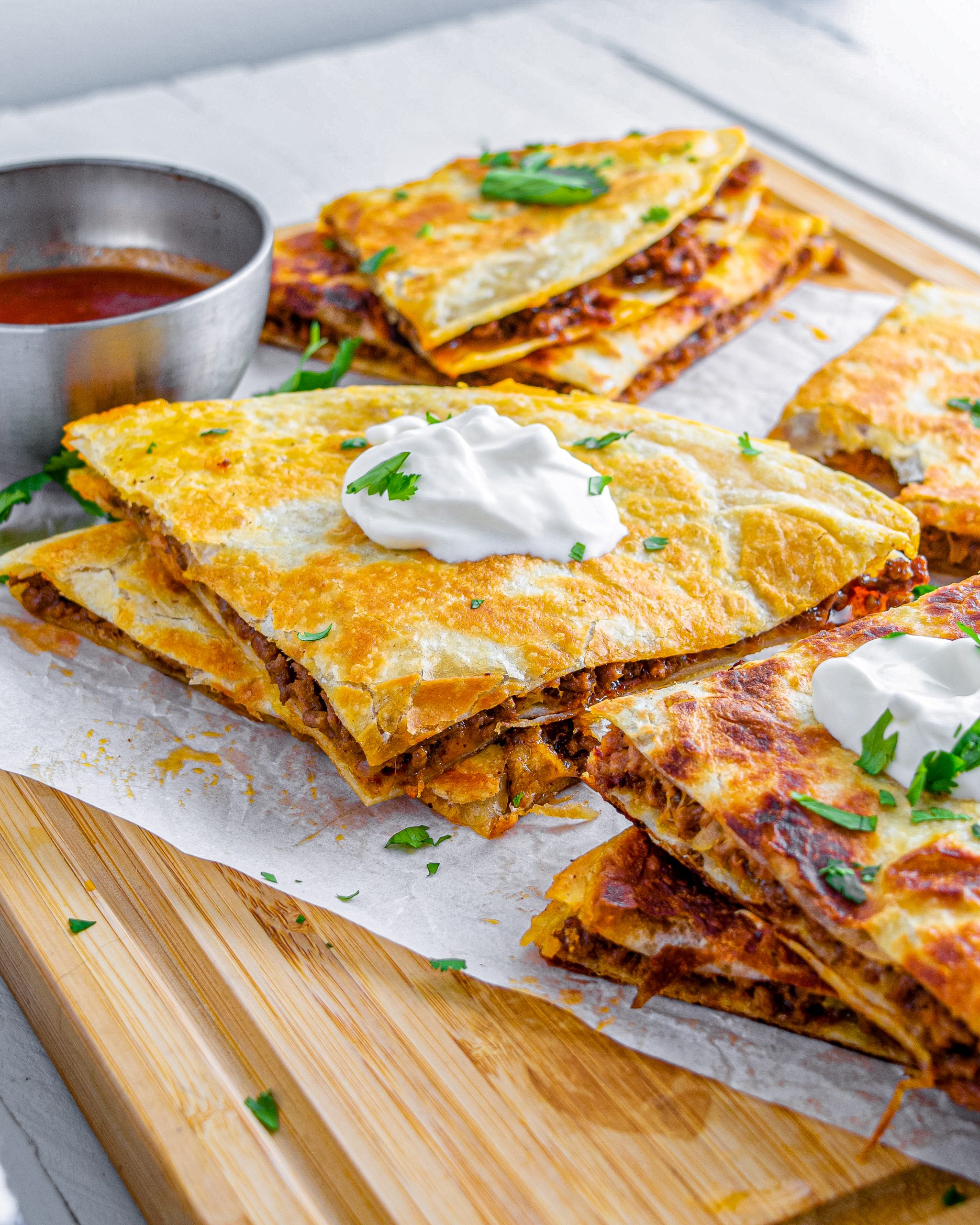 Beef and Cheese Quesadilla
