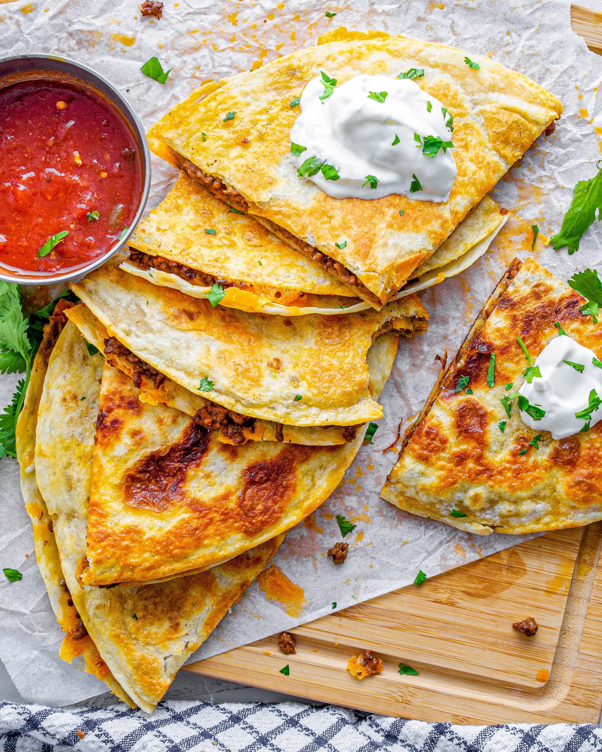 Beef and Cheese Quesadilla - Sweet Pea's Kitchen