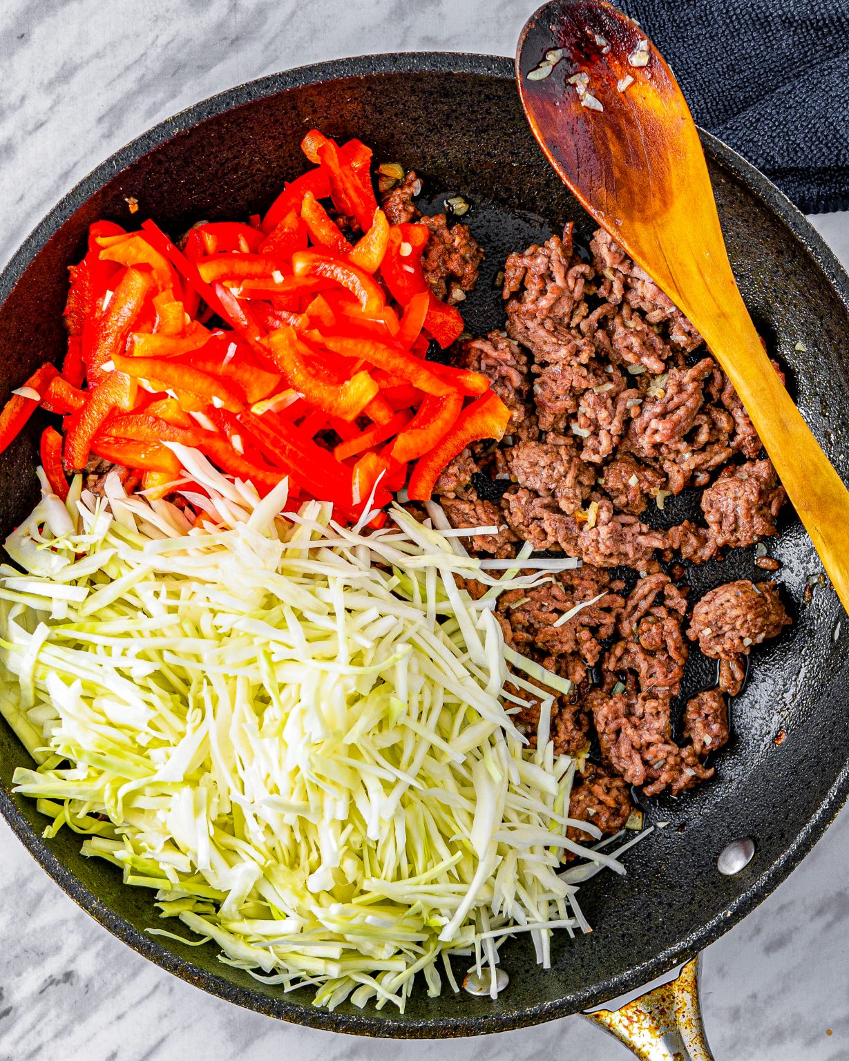 Black Pepper Beef and Cabbage Stir Fry Sweet Pea's Kitchen