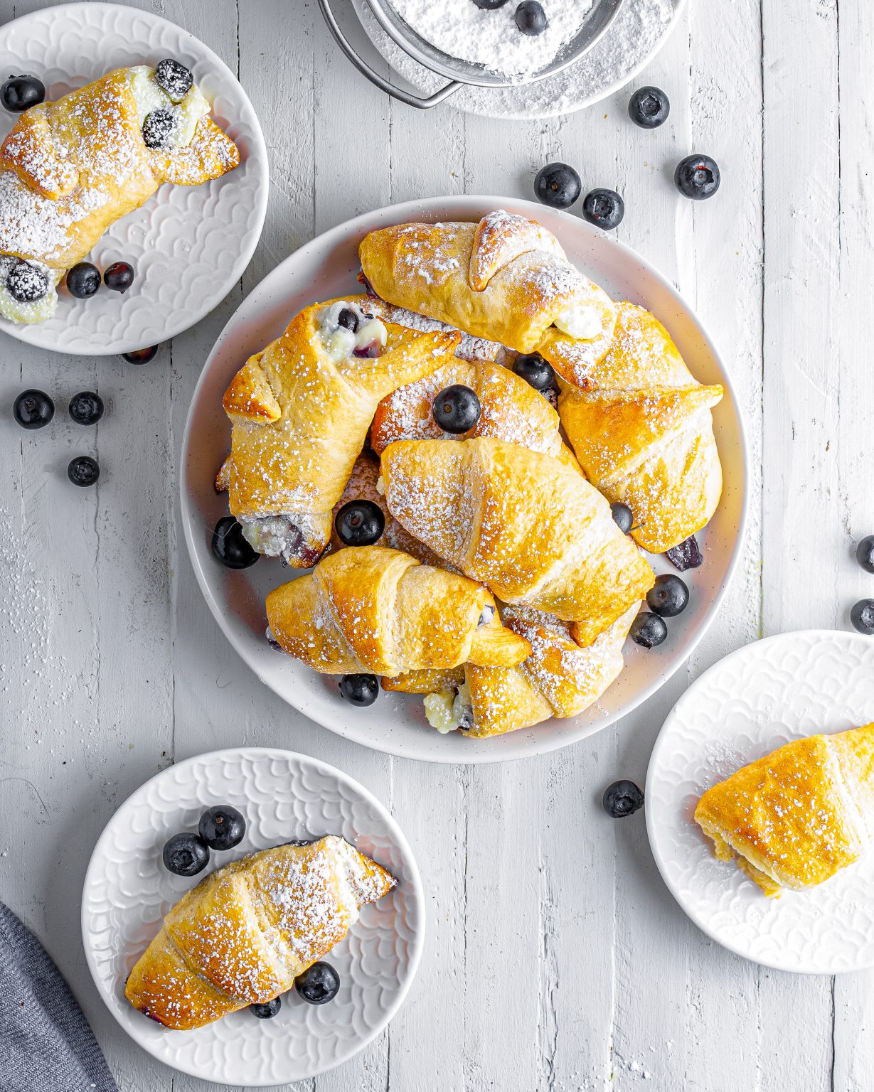 Blueberry Cheesecake Crescent Rolls - Sweet Pea's Kitchen