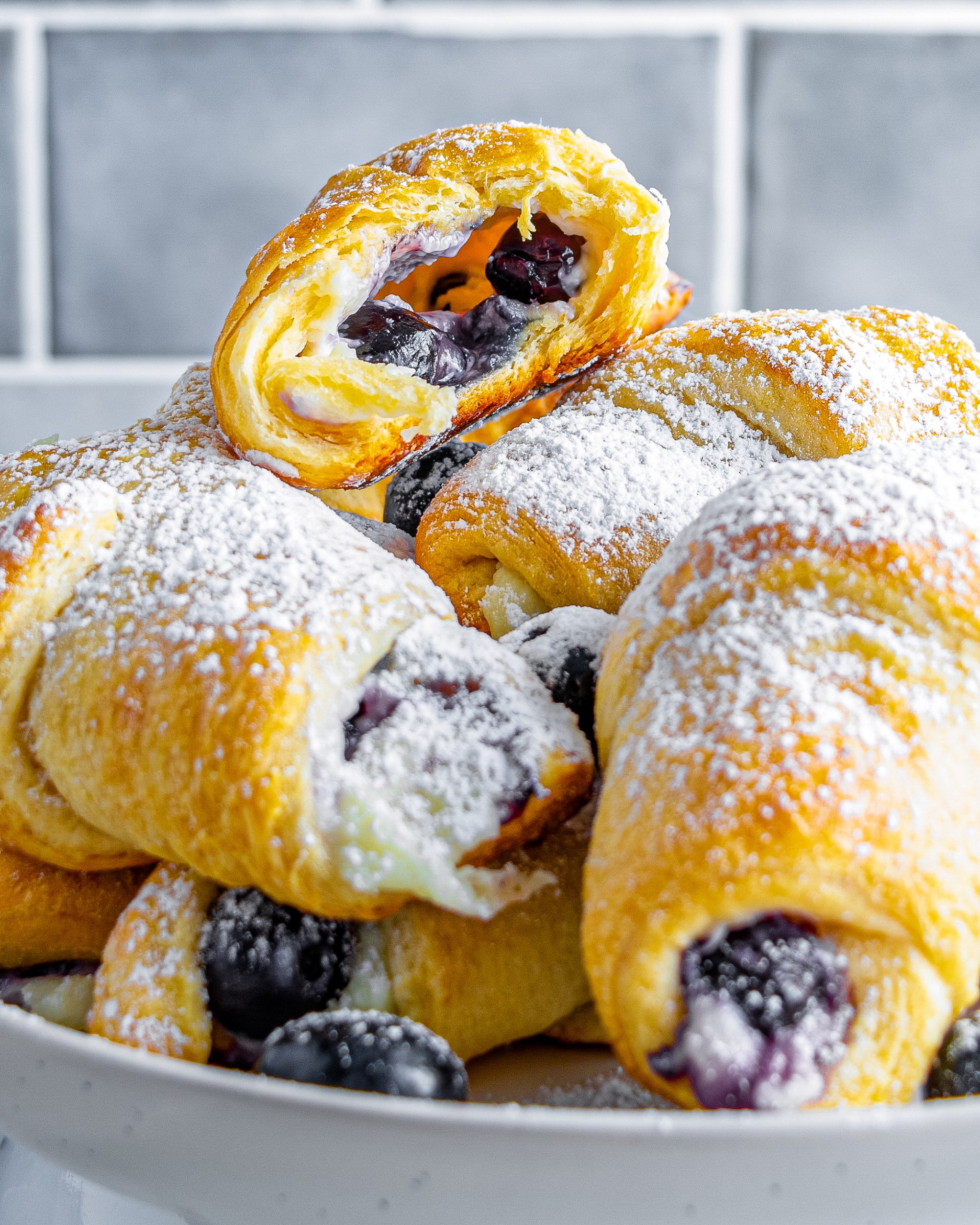 Blueberry Cheesecake Crescent Rolls - Sweet Pea's Kitchen