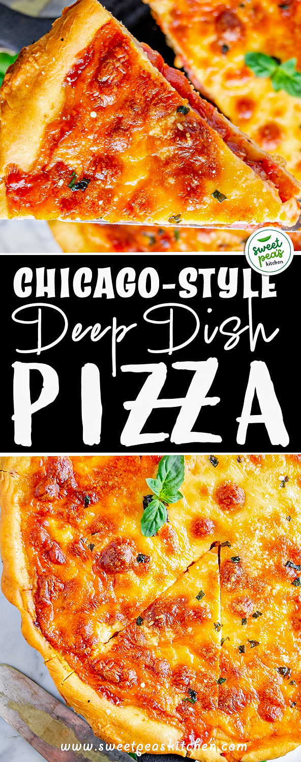 Chicago Style Deep Dish Pizza on pinterest