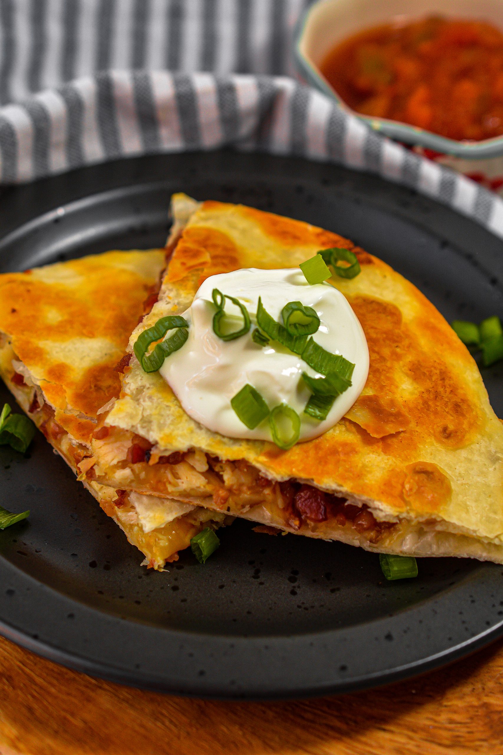 Chicken Bacon Ranch Quesadillas - Sweet Pea's Kitchen