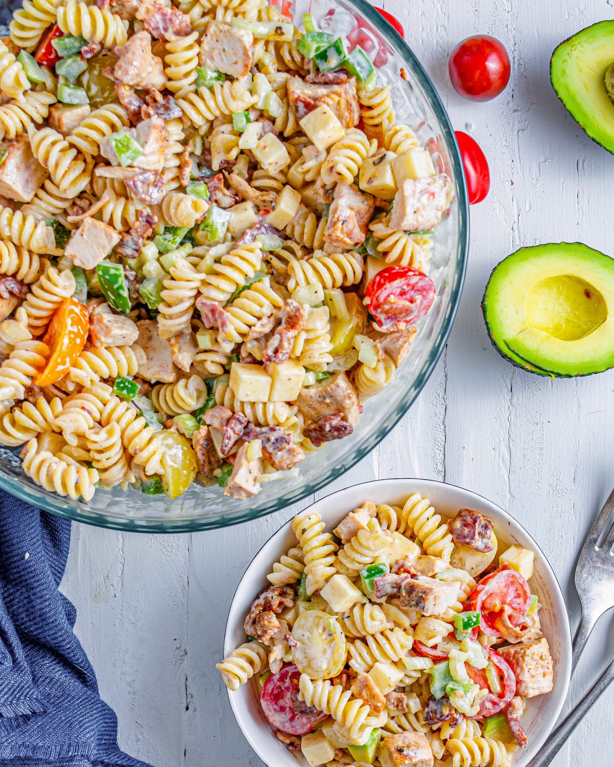 Chicken Club Pasta Salad - Sweet Pea's Kitchen