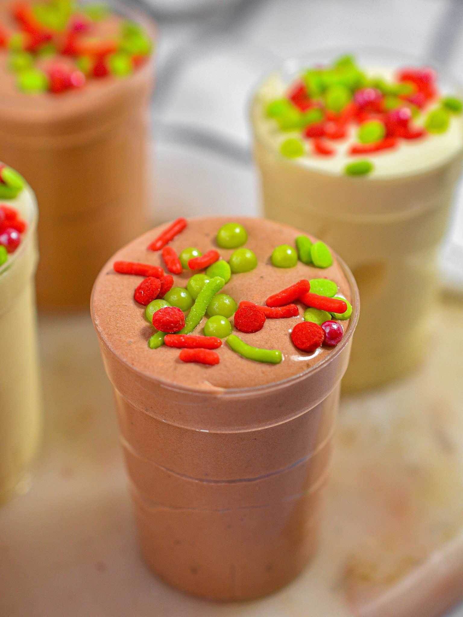 Christmas Kahlua and Baileys Pudding Shots - Sweet Peas Kitchen