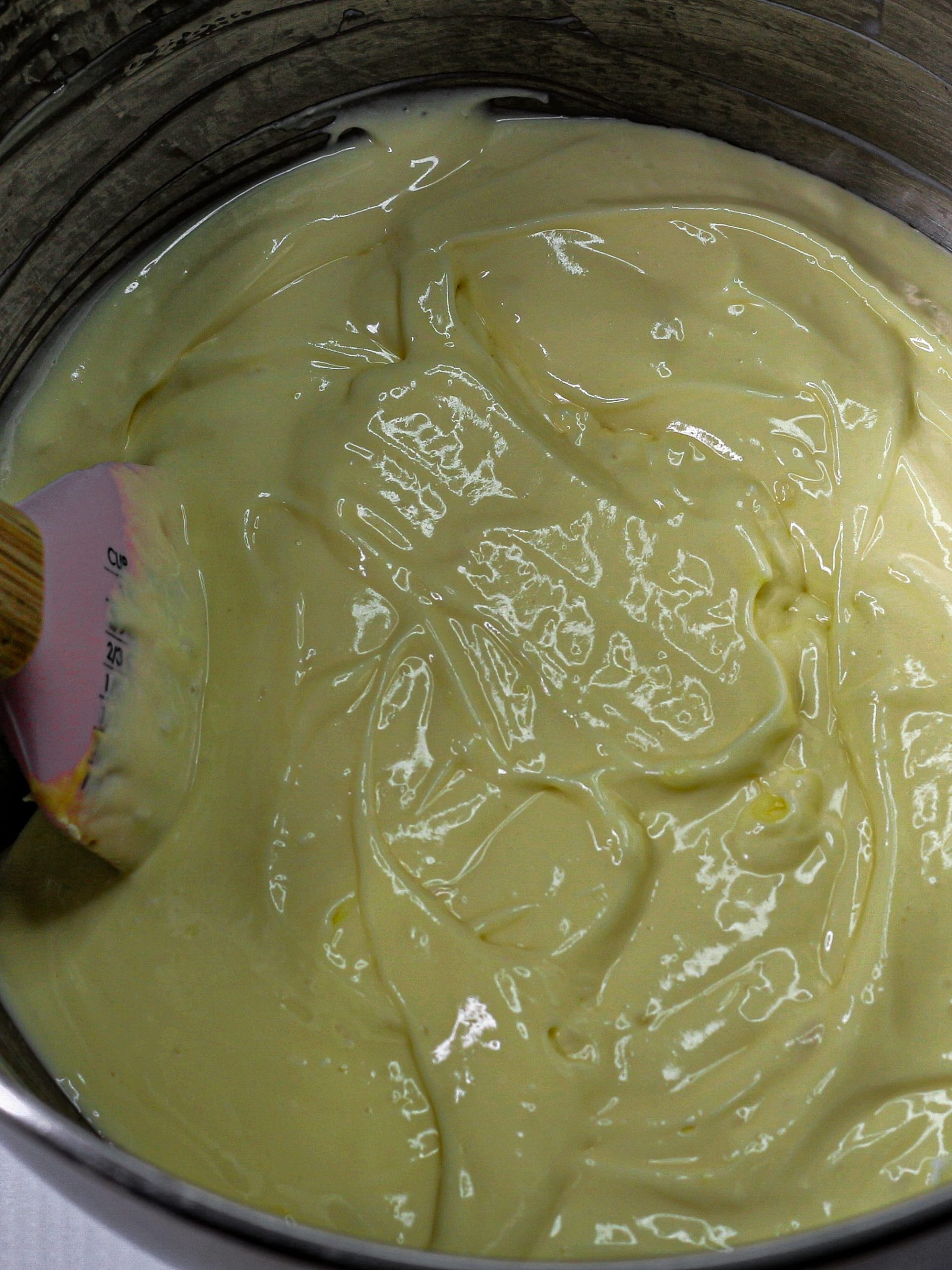 Using a medium bowl, whisk together the evaporated milk and pudding mix until combined and thick for about 2 minutes