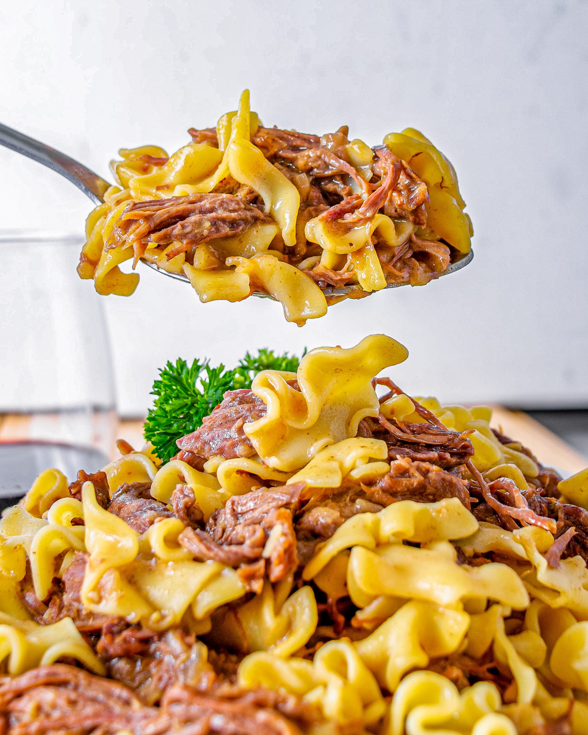 Crockpot Beef and Noodles - Sweet Pea's Kitchen