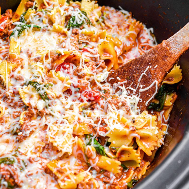 Crockpot Bowtie Casserole Sweet Pea's Kitchen