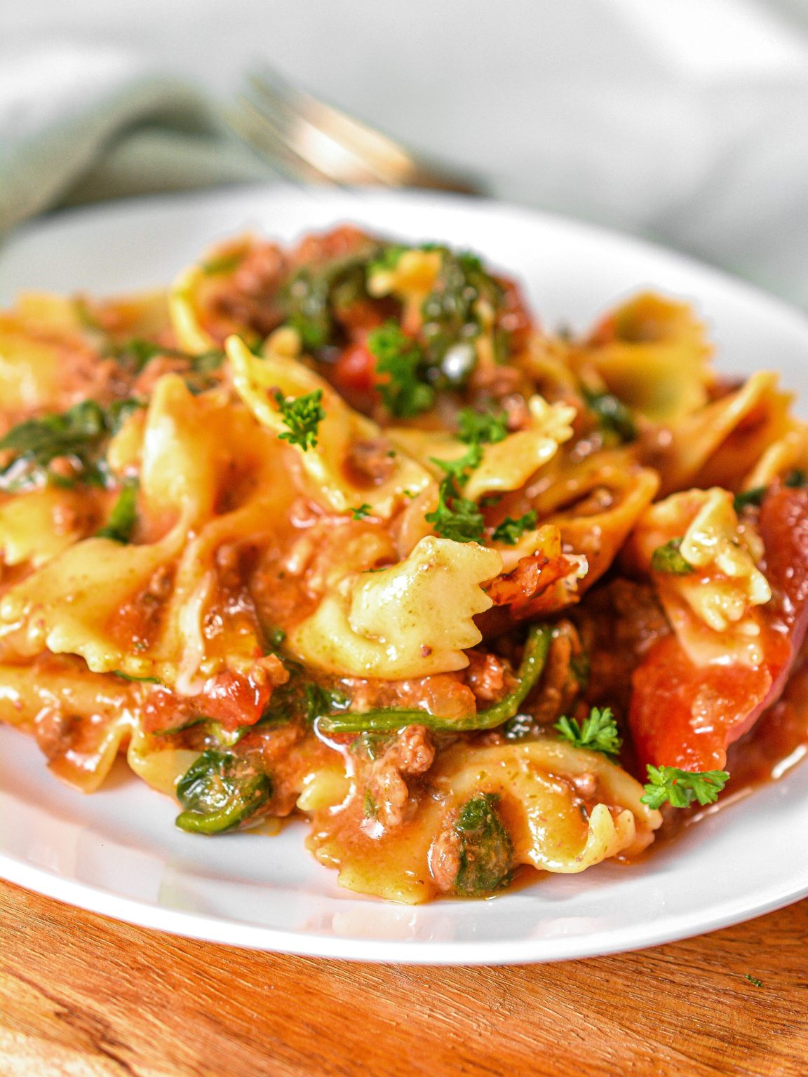 Crockpot Bowtie Casserole - Sweet Pea's Kitchen