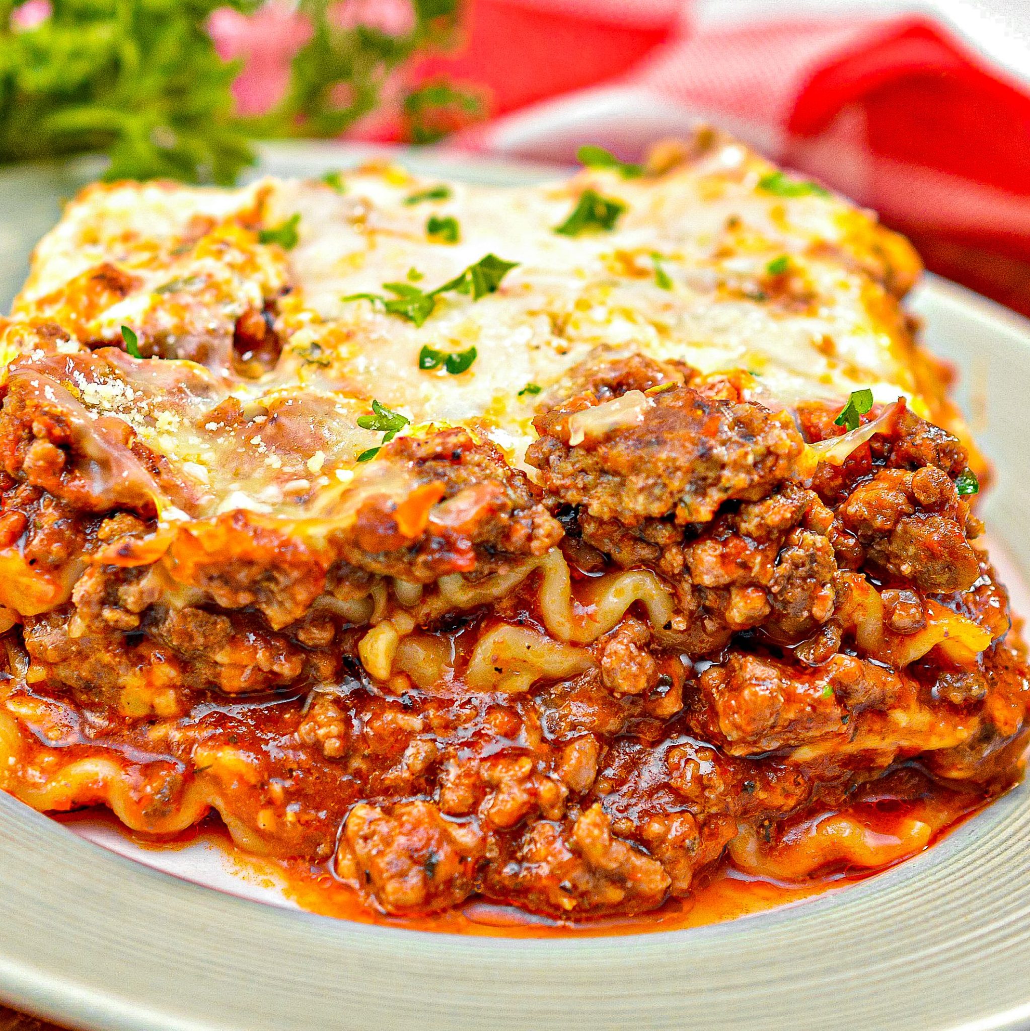 Crockpot Lasagna - Sweet Pea's Kitchen