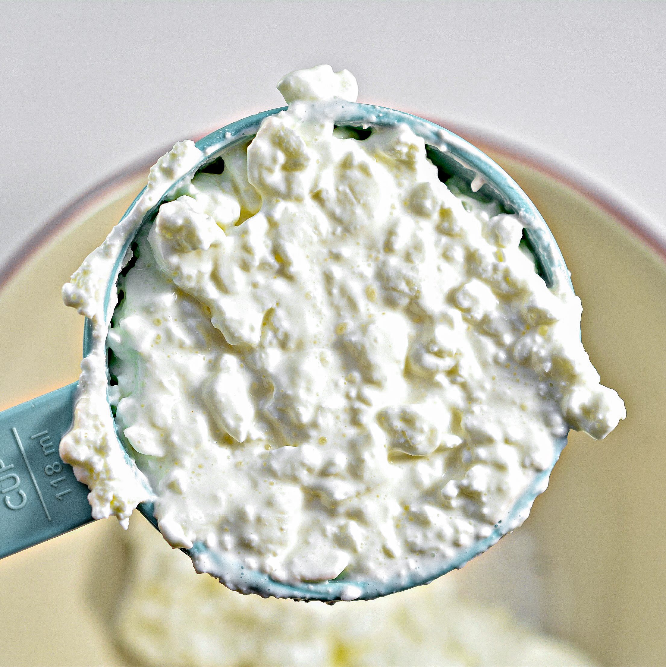 add ½ cup of ricotta cheese.