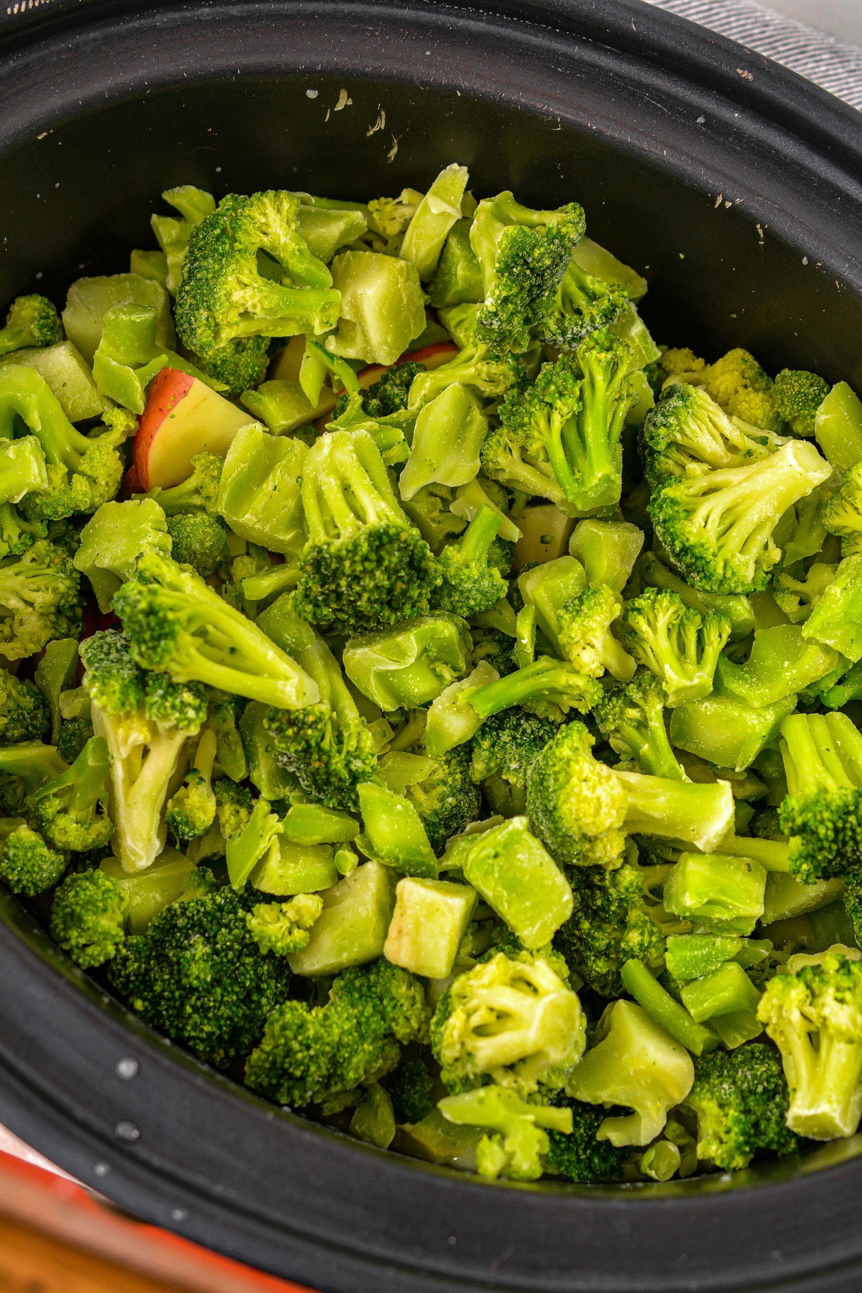Add broccoli florets.