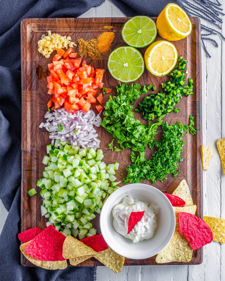 Crunchy Salsa with Fresh Cucumbers ingredients