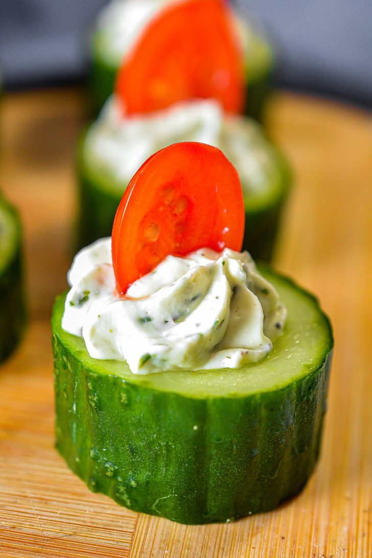 Cucumber Bites - Sweet Pea's Kitchen