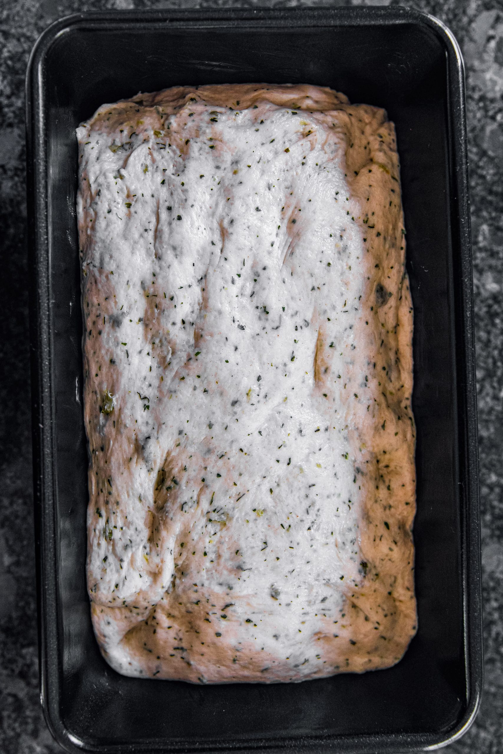 You will want to use the white bread, medium crust setting and bake until your Dill Pickle Bread is golden.