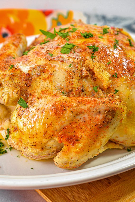 Crock Pot Whole Roasted Chicken with Summer Vegetables Sweet Pea's