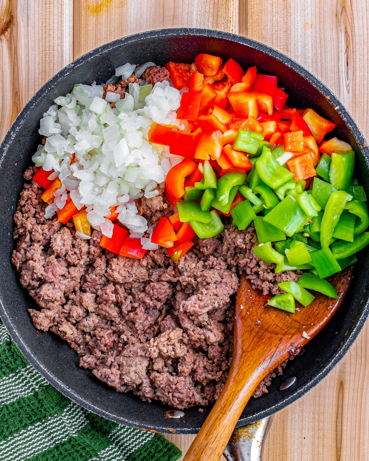 Hamburger Pepper and Onion Gyros Sweet Pea's Kitchen
