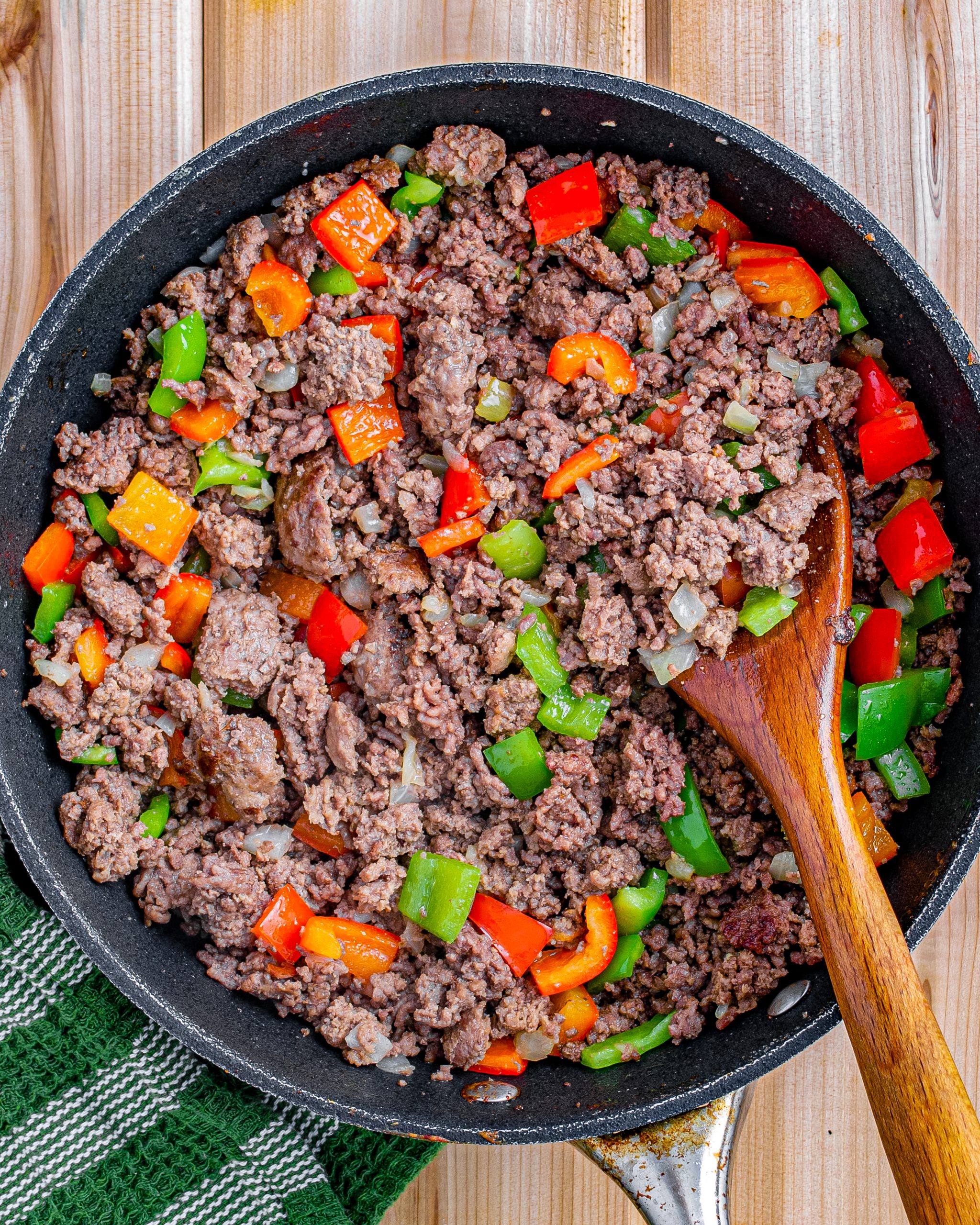 Hamburger Pepper and Onion Gyros - Sweet Pea's Kitchen