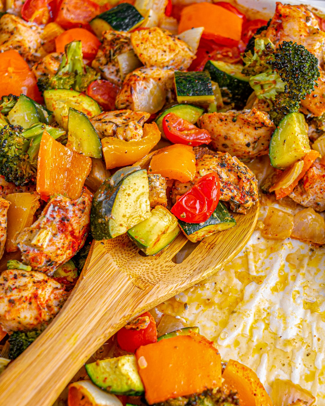 15 Minute Healthy Roasted Chicken and Veggies - Sweet Pea's Kitchen