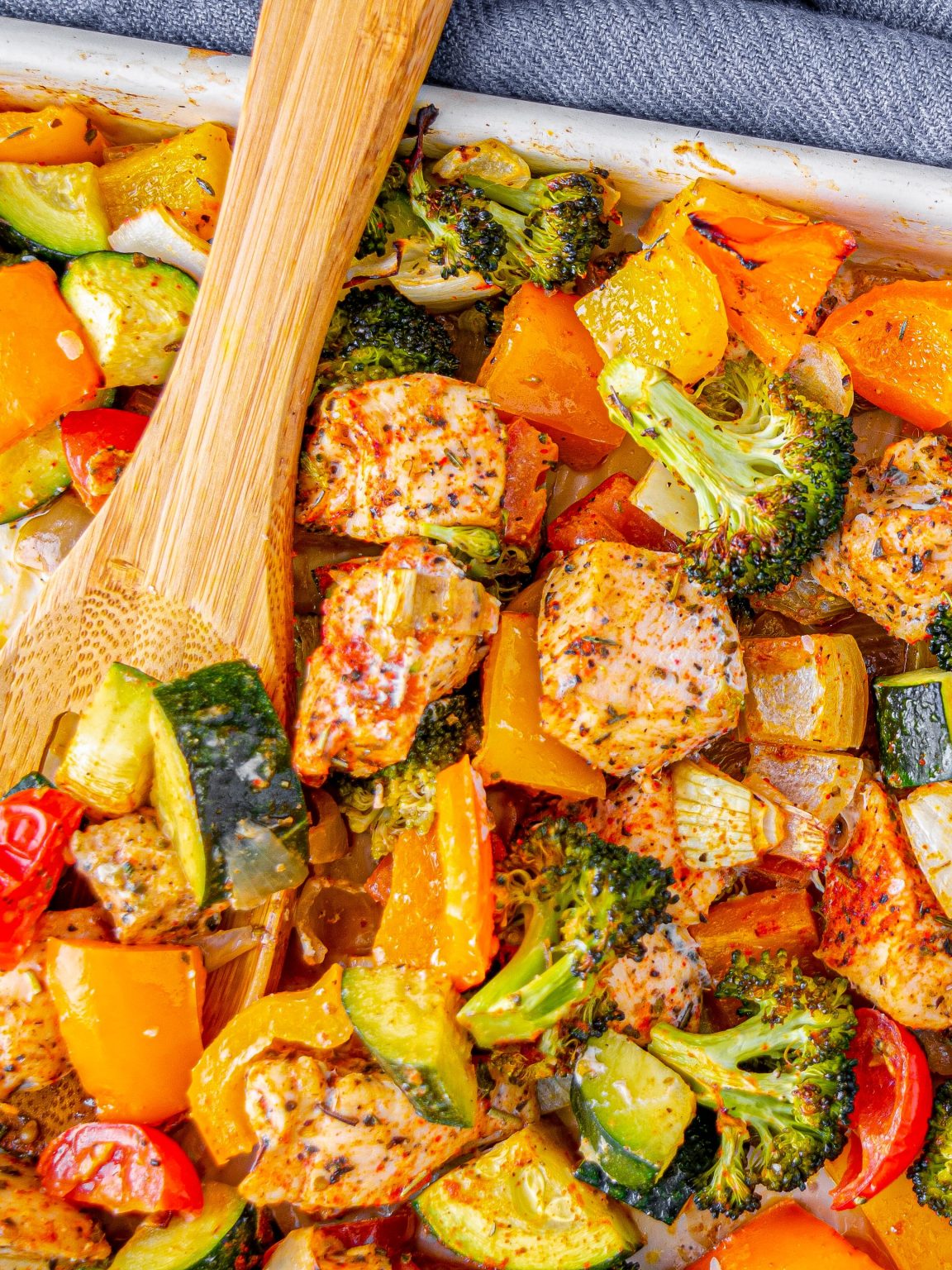 15 Minute Healthy Roasted Chicken And Veggies - Sweet Pea's Kitchen