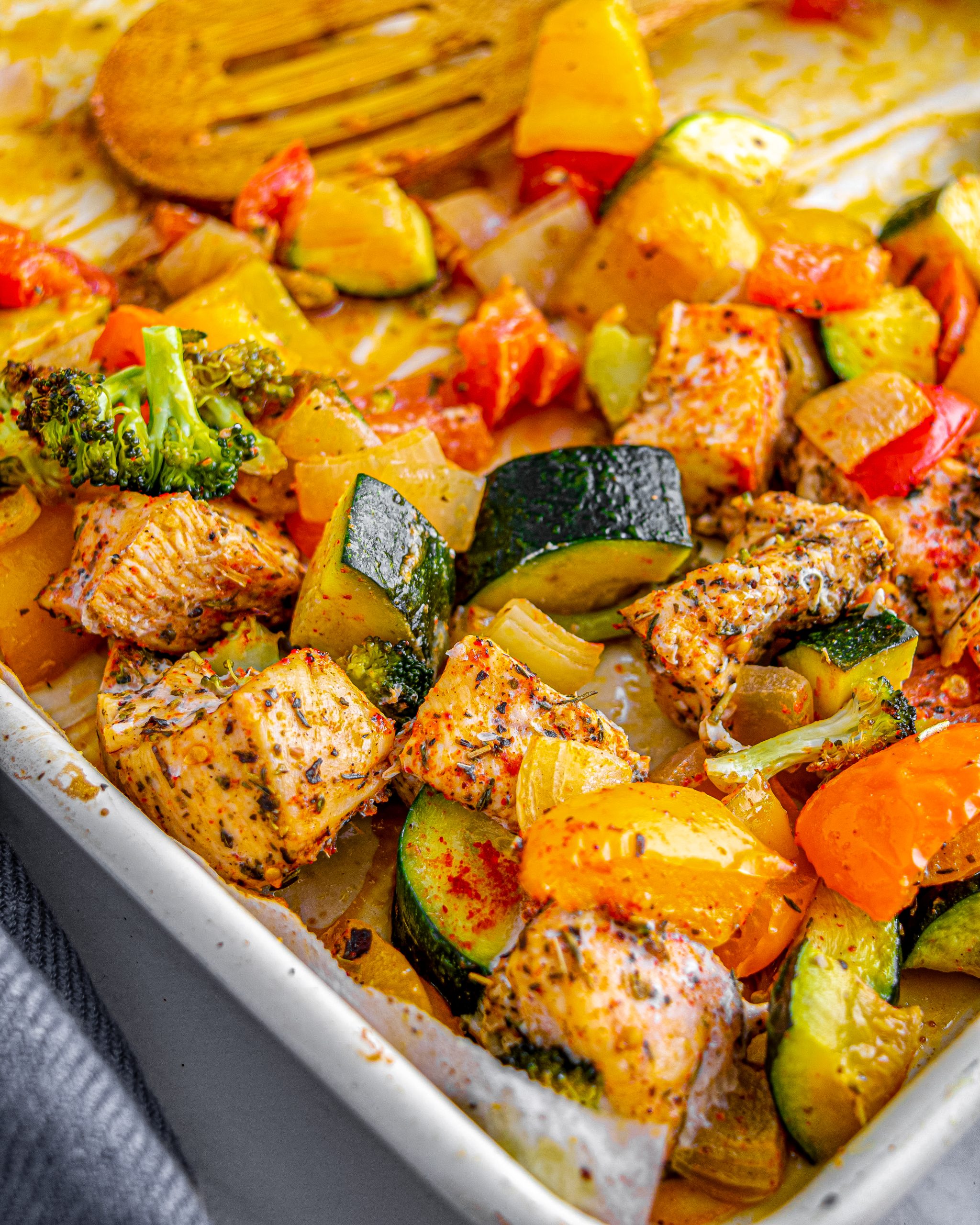 15 Minute Healthy Roasted Chicken and Veggies - Sweet Pea's Kitchen