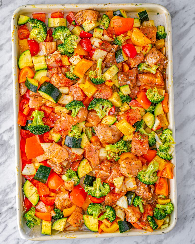 15 Minute Healthy Roasted Chicken And Veggies - Sweet Pea's Kitchen