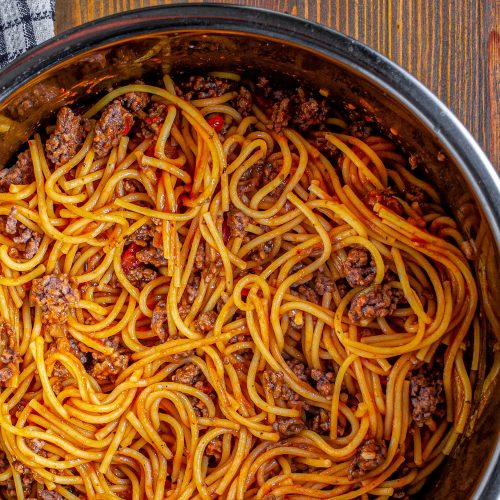 Instant Pot Spaghetti and Meatballs - Sweet Pea's Kitchen