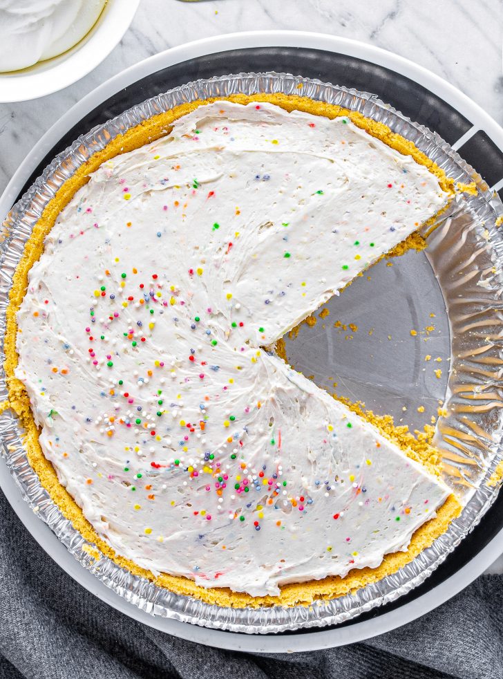 No Bake Funfetti Cheesecake, Funfetti Cheesecake, cheesecake birthday cake
