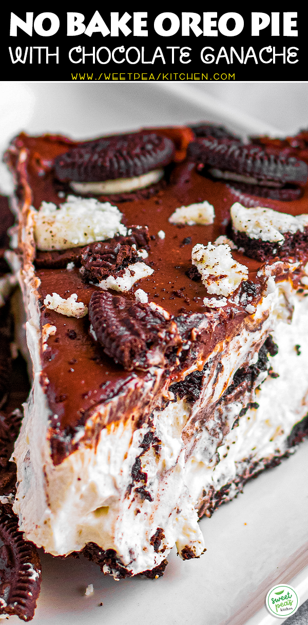 No Bake Oreo Pie with Chocolate Ganache