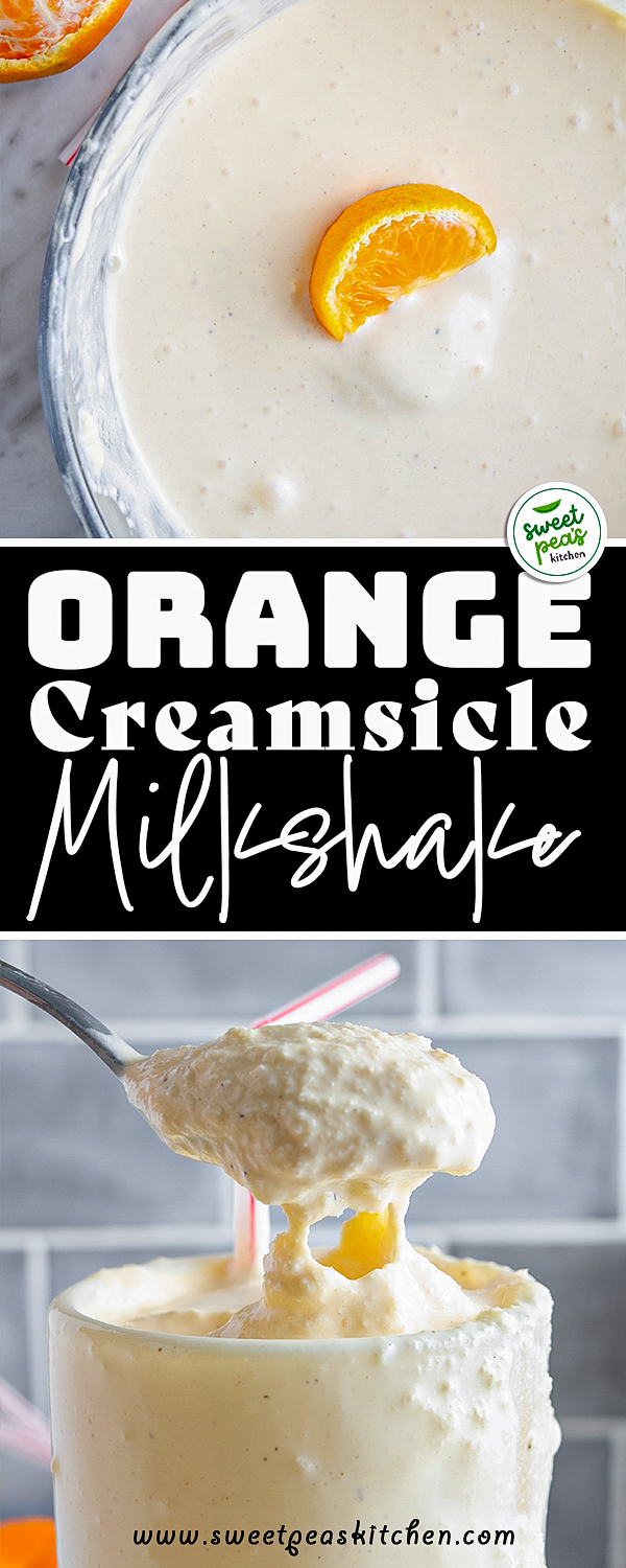 Orange Creamsicle Milkshake on pinterest