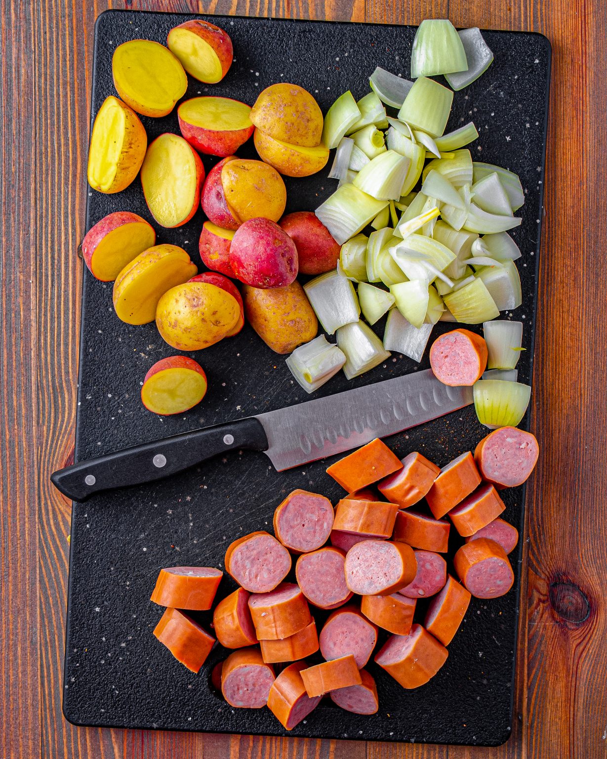 Oven Roasted Sausage and Potatoes - Sweet Pea's Kitchen
