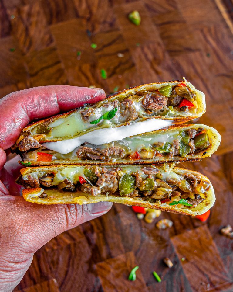 Philly Cheesesteak Quesadilla - Sweet Pea's Kitchen