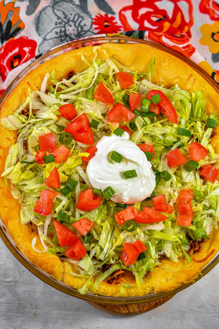 Pillsbury Crescent Roll Taco Bake - Sweet Pea's Kitchen