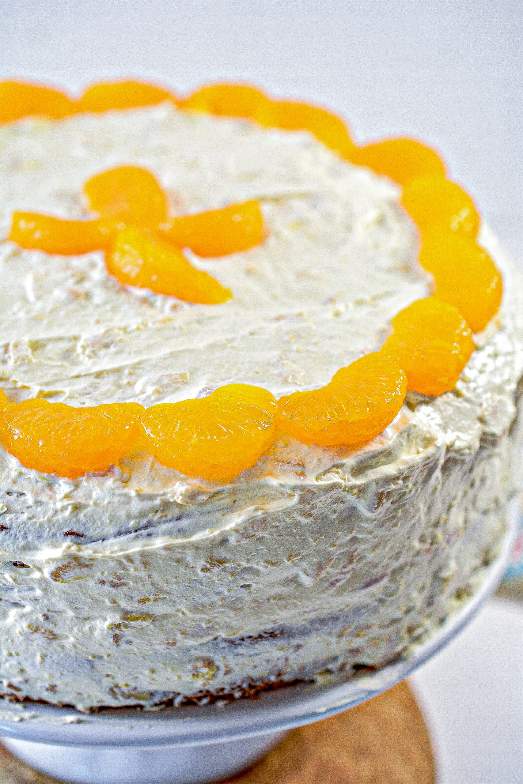 sunshine cake with mandarin oranges, pineapple sunshine cake, sunshine cake recipe
