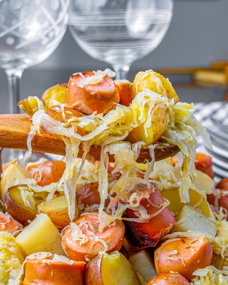 Polish Sausage, Sauerkraut And Potatoes (Crockpot) Sweet Pea's Kitchen
