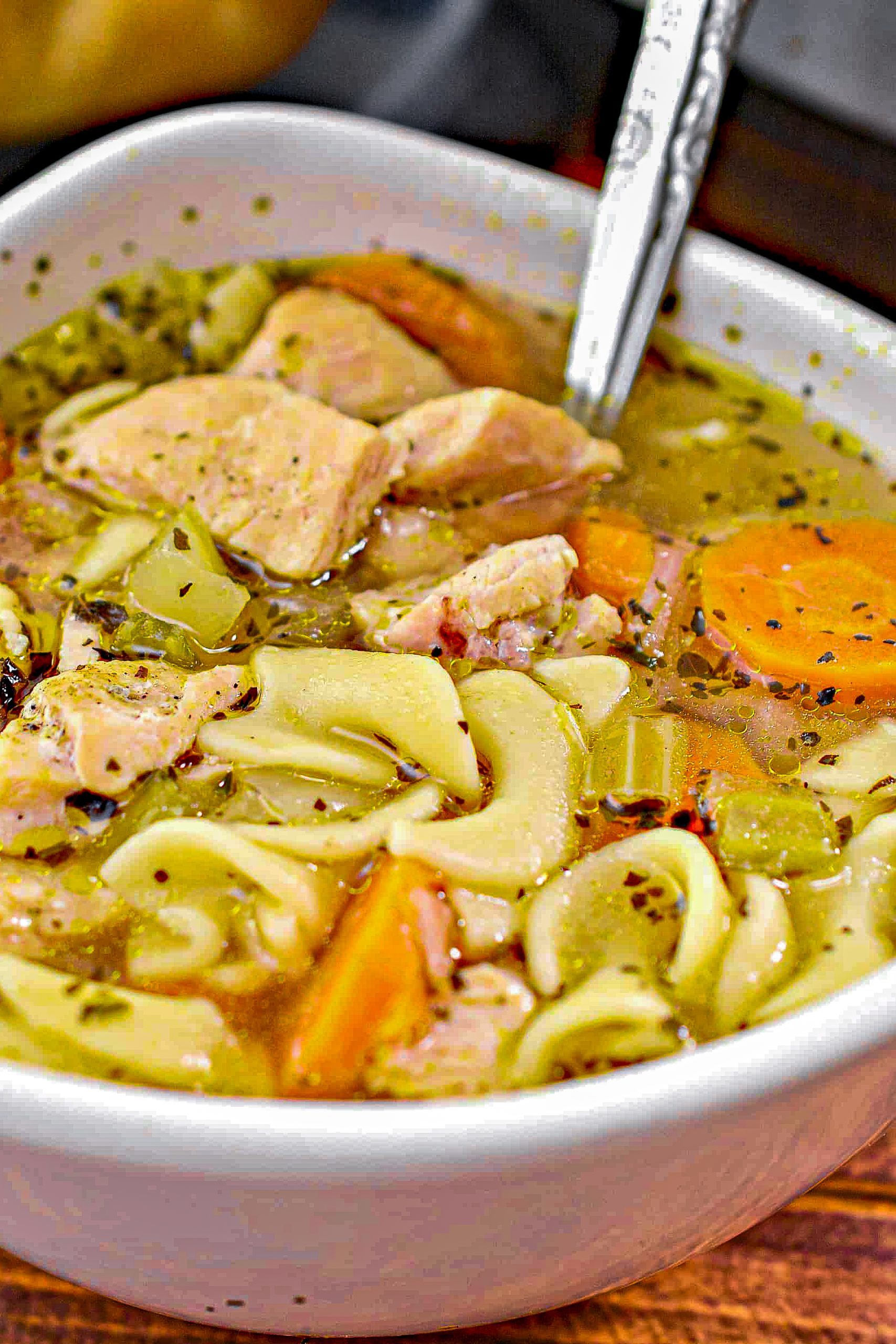 Pressure Cooker Hearty Chicken Noodle Soup
