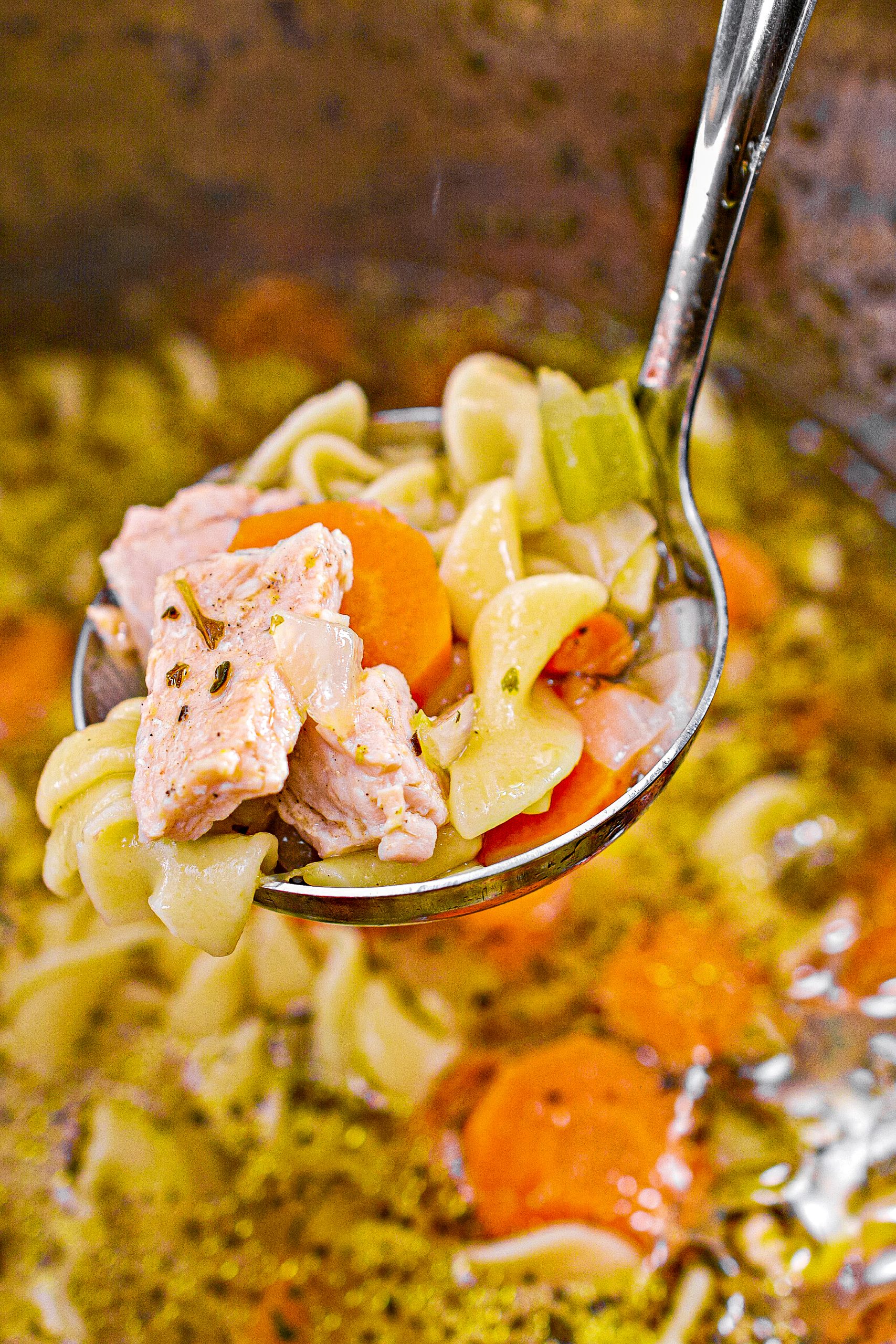 Pressure Cooker Hearty Chicken Noodle Soup