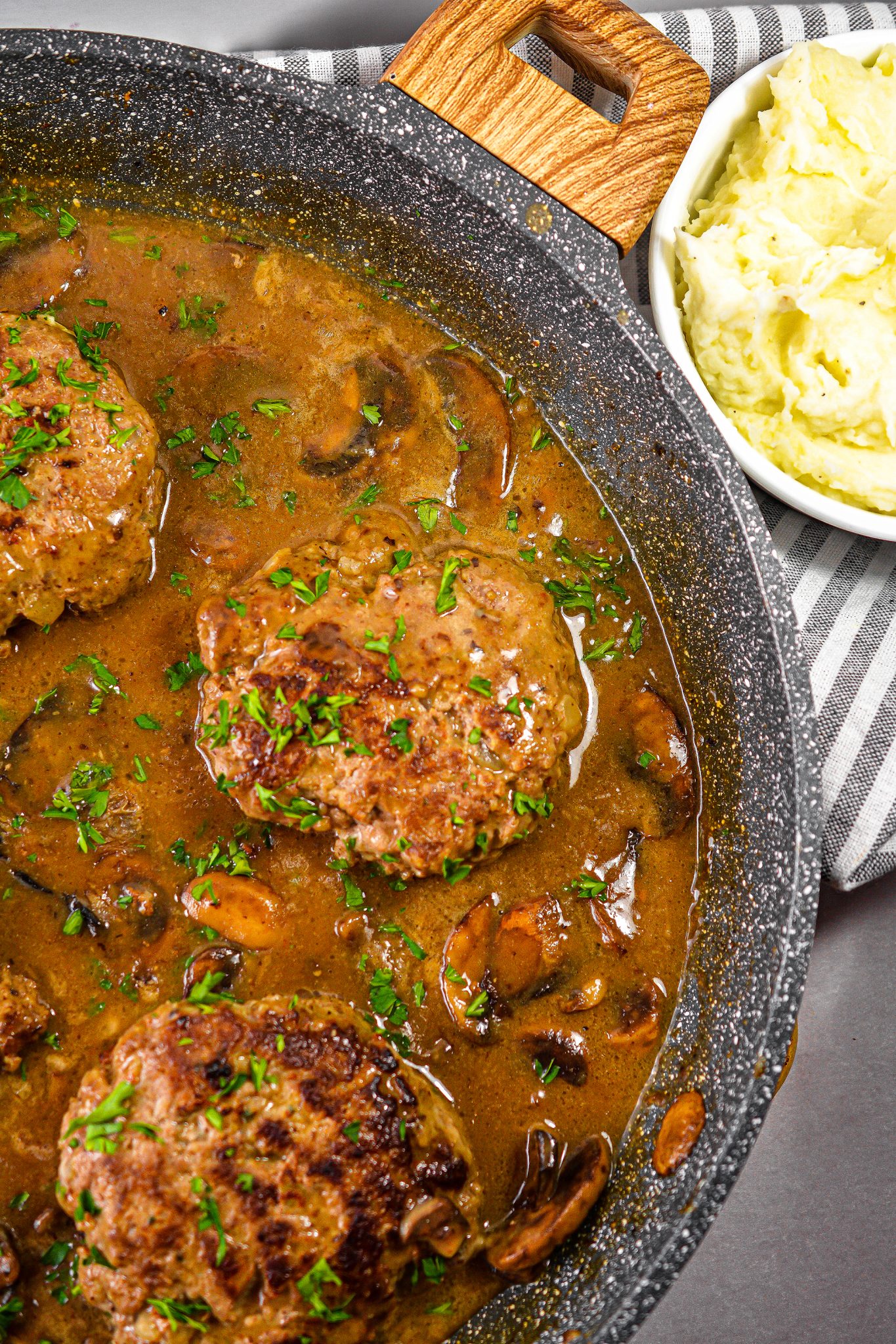 Salisbury Steak With Mashed Potatoes And Mushroom Gravy Sweet Pea S Kitchen