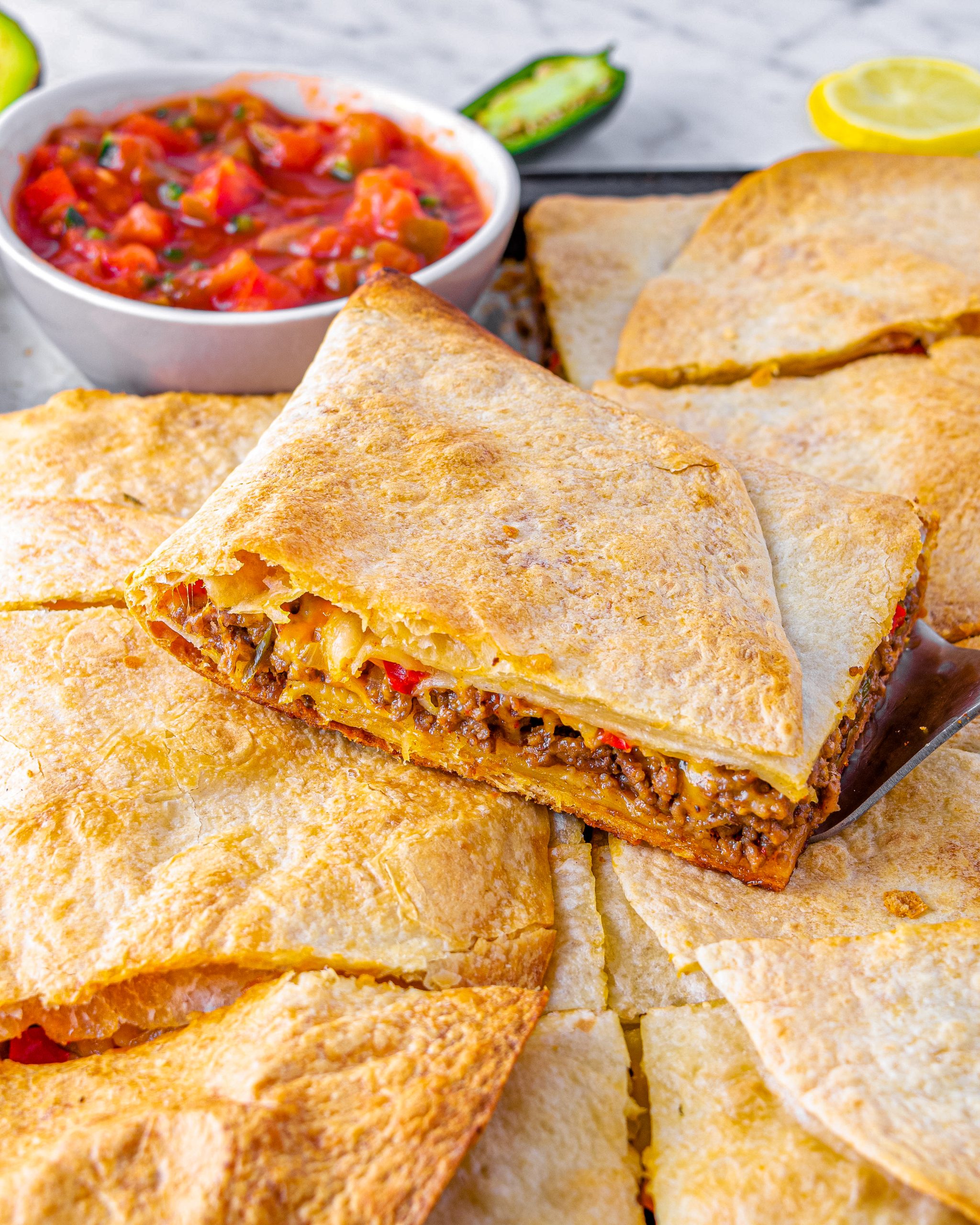 Sheet Pan Quesadillas Sweet Pea's Kitchen