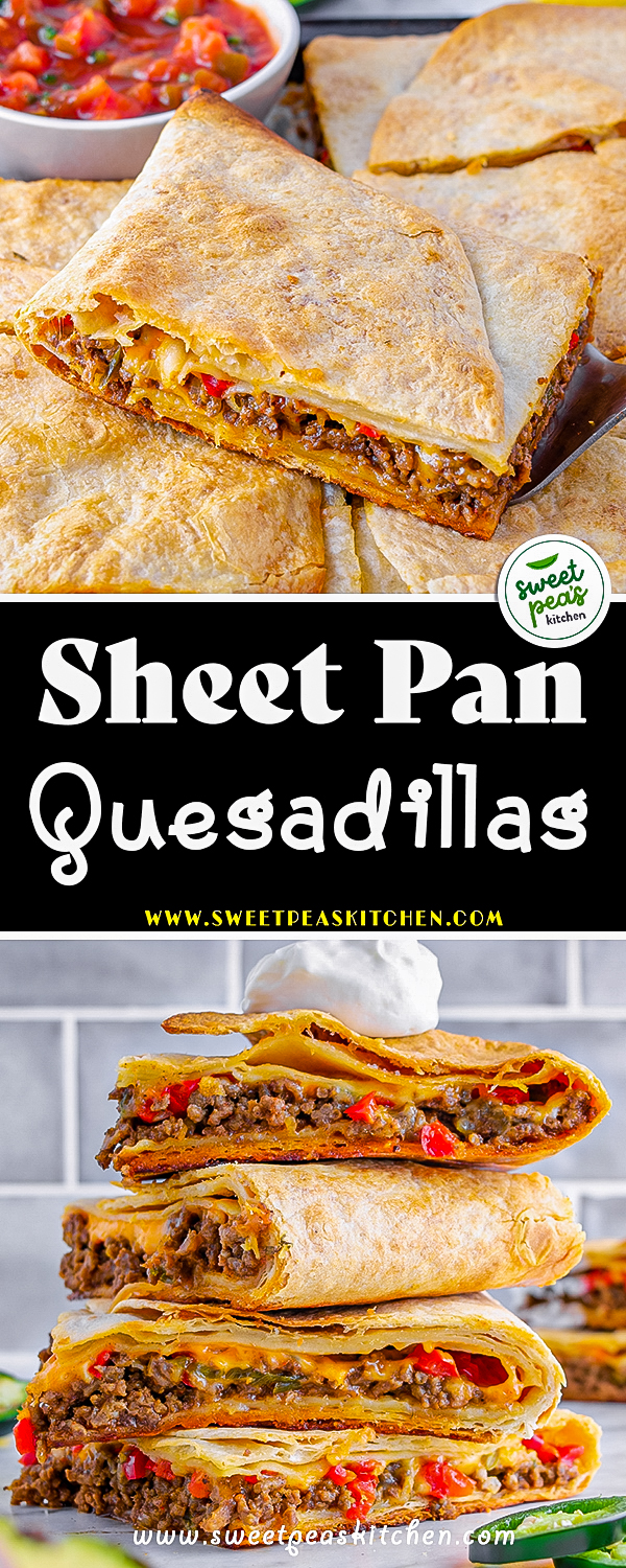 sheet pan quesadillas on pinterest