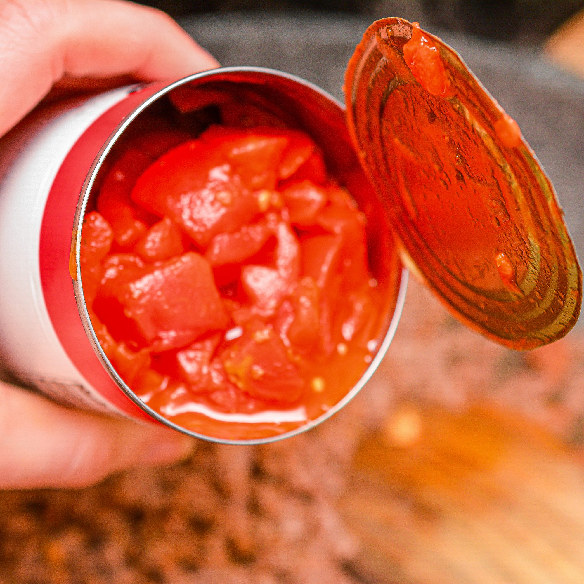 add 1 can of diced Italian-style tomatoes.